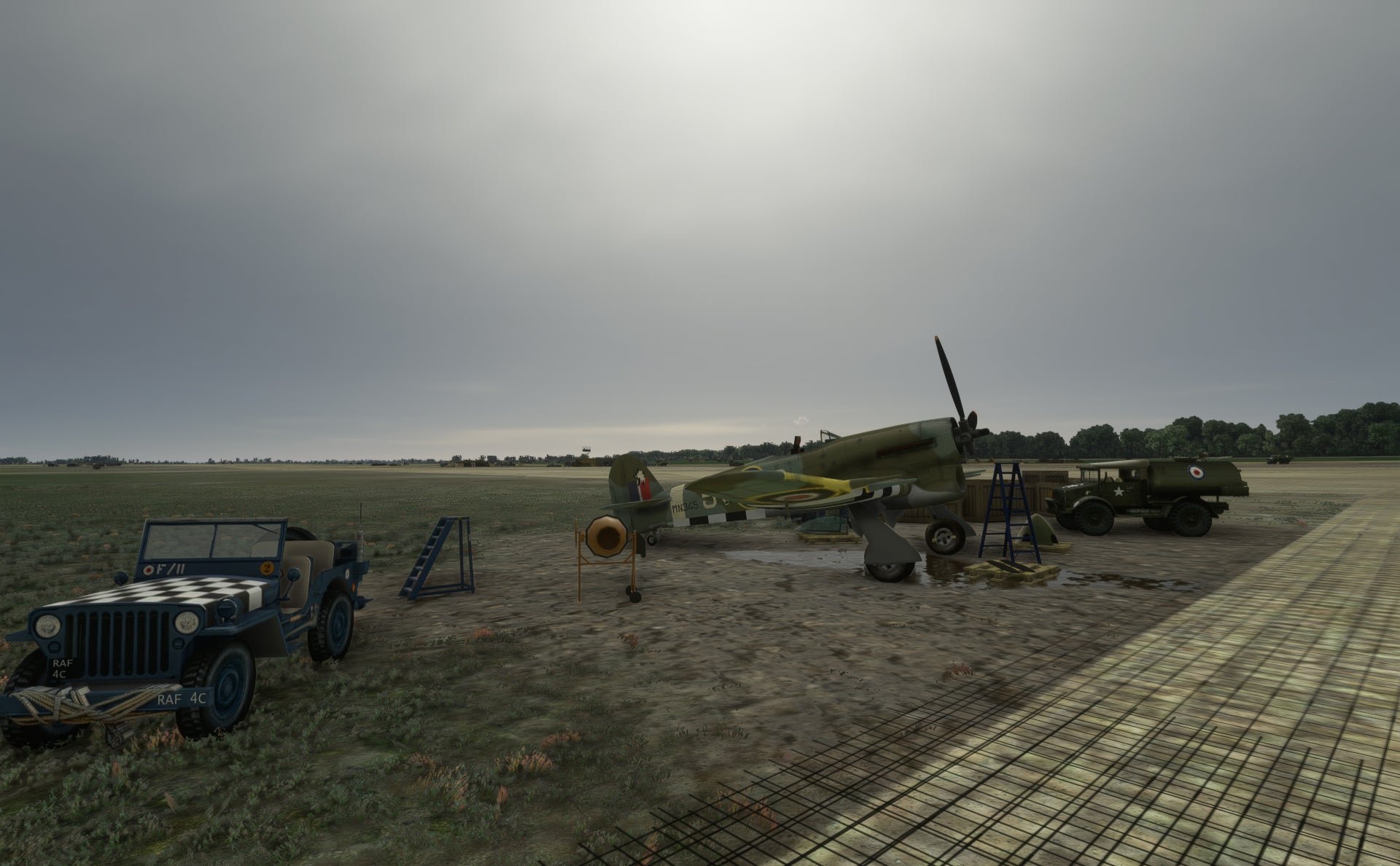 1944 Lantheuil/Creuilly LGB9 - Advanced Landing Ground B-9 for MSFS20