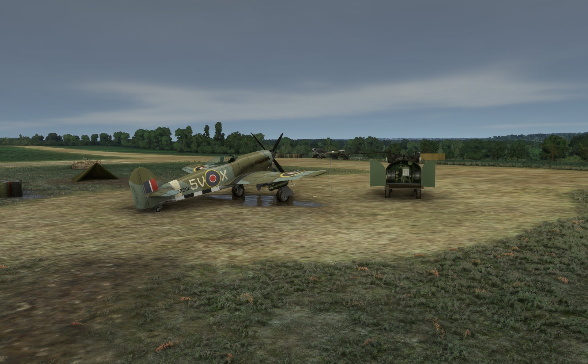 1944 Lantheuil/Creuilly LGB9 - Advanced Landing Ground B-9 for MSFS20