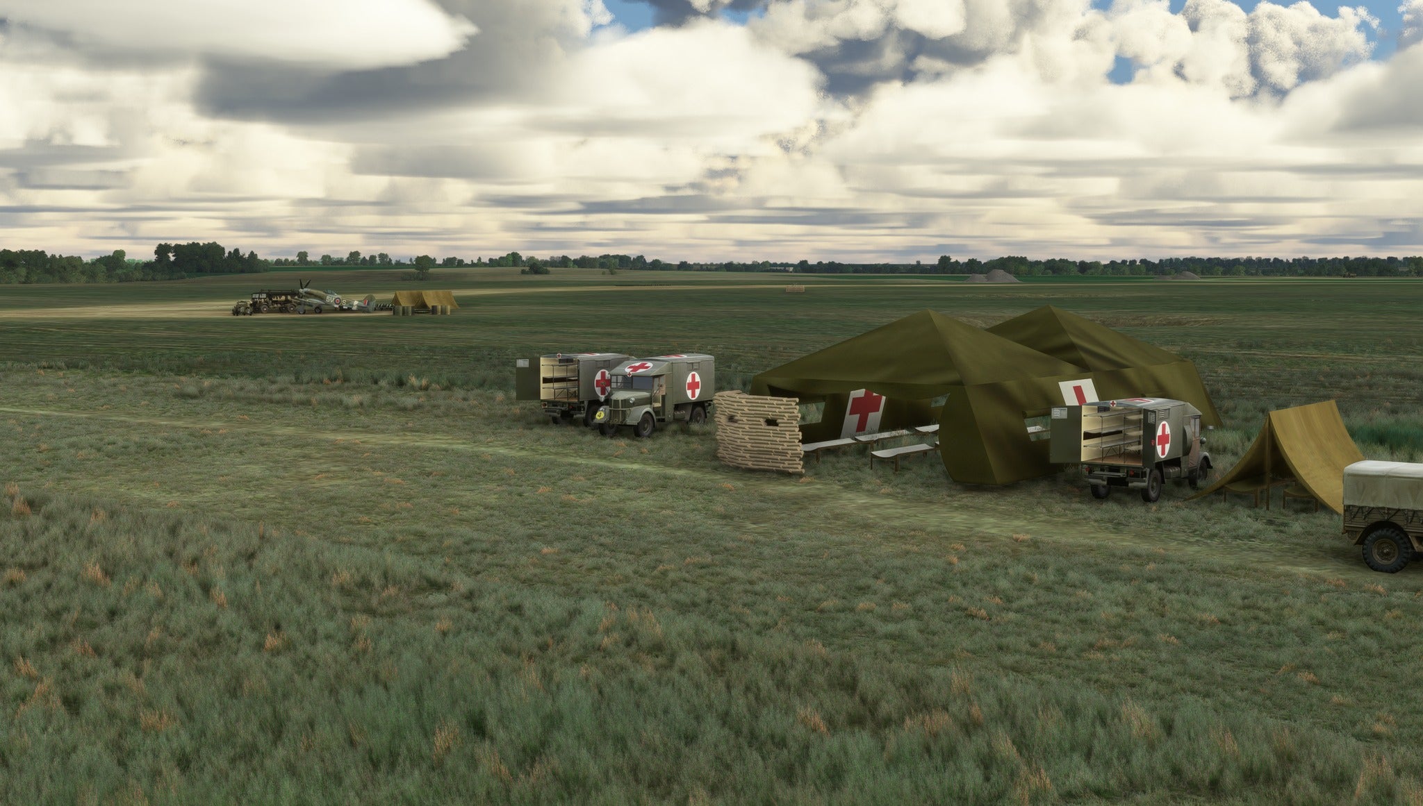 1944 Lantheuil/Creuilly LGB9 - Advanced Landing Ground B-9 for MSFS20