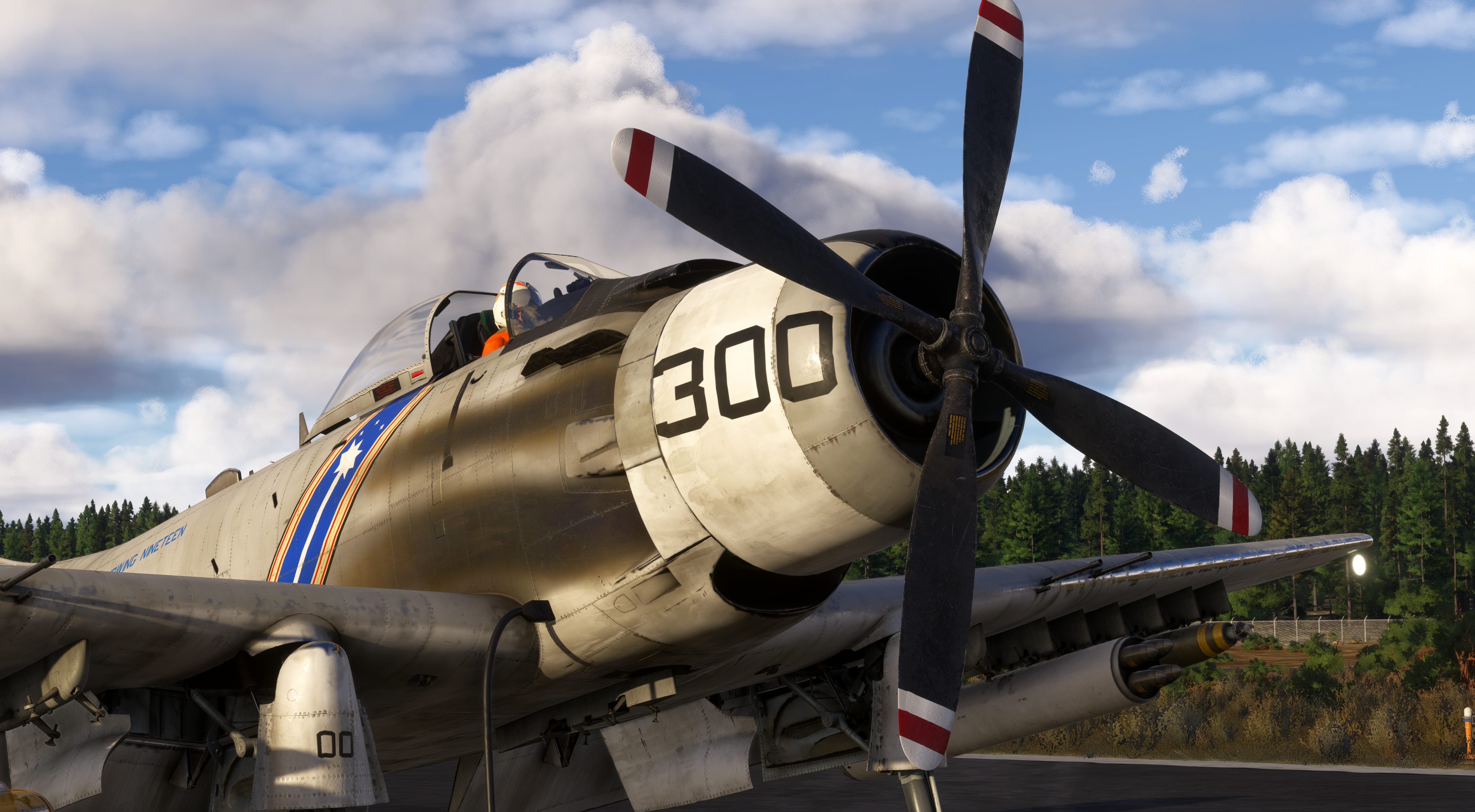 Miltech Simulations A-1 Skyraider for FS20/24