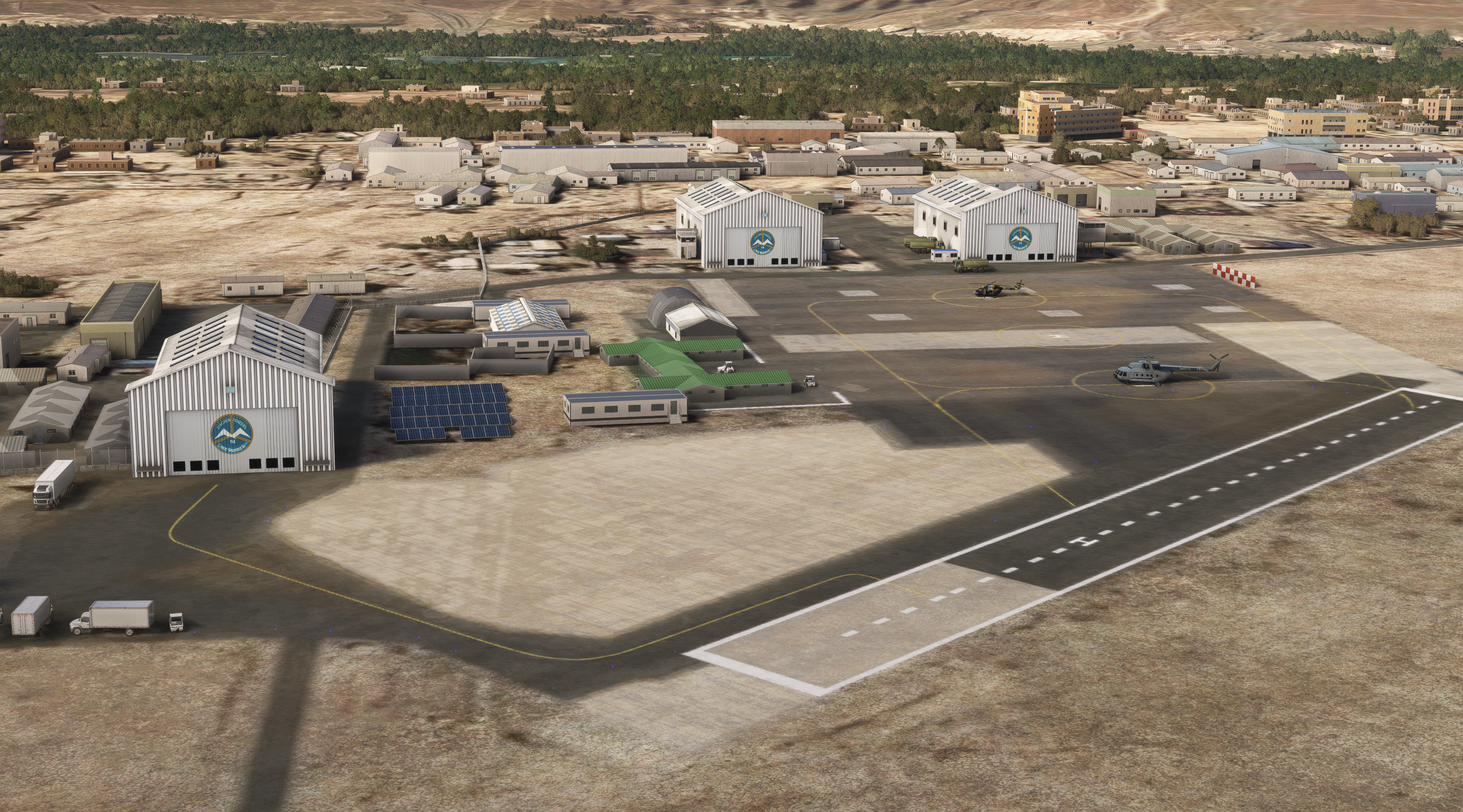 SUNDOWNERSIM - LEH AIRBASE “KUSHOK BAKULA RIMPOCHEE” (VILH) for MSFS20/24