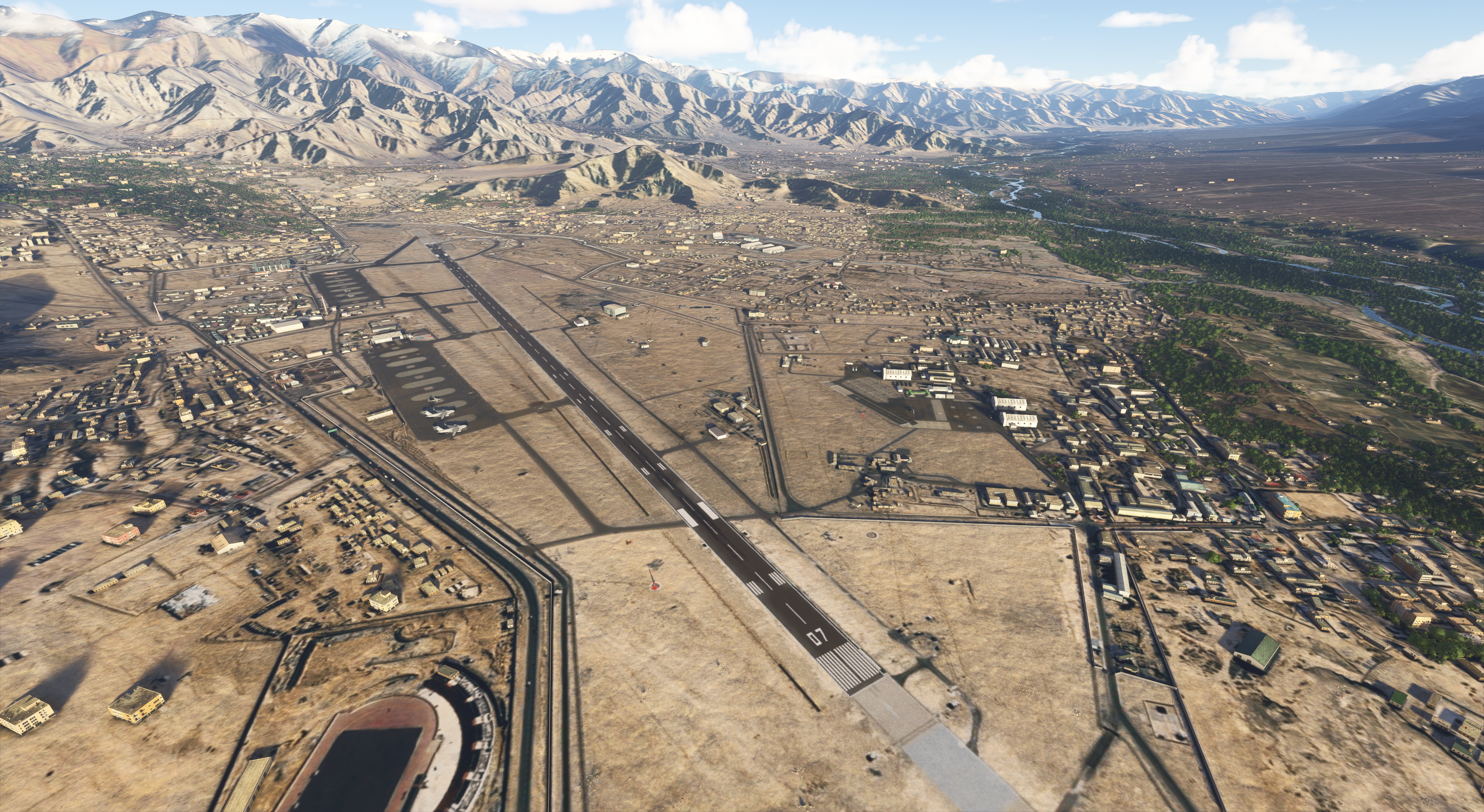 SUNDOWNERSIM - LEH AIRBASE “KUSHOK BAKULA RIMPOCHEE” (VILH) for MSFS20/24