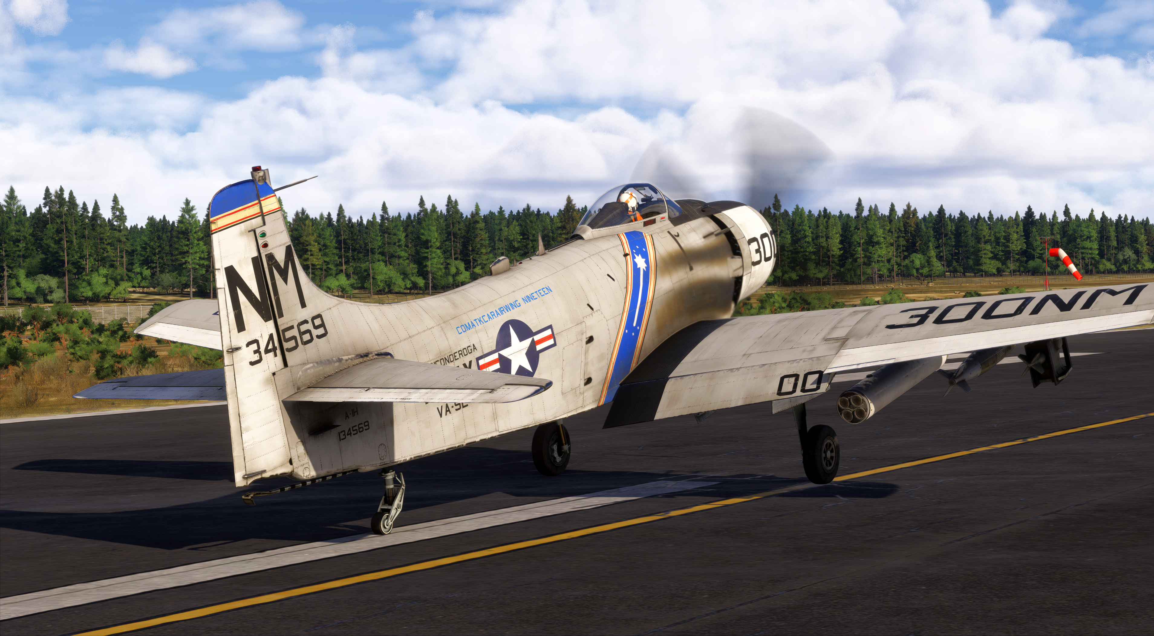 Miltech Simulations A-1 Skyraider for FS20/24